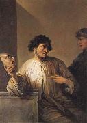 Salvator Rosa The Lie oil